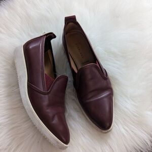 Everlane Street Shoes Mahogany Maroon Slip On Sneakers 9.5